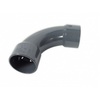 PVC 90° arch Ø 40mm grey ( will only suit metric plumbing )